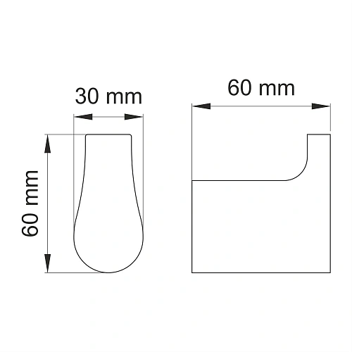 Крючок WasserKRAFT Elbe K-7223 черный Крючок WasserKRAFT Elbe K-7223 черный