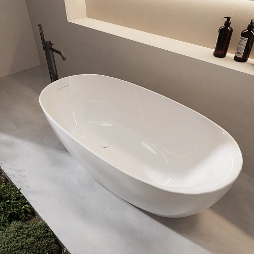 Ванна акриловая Vincea VBT-601-1600 1600x800x580 белый, щелевой перелив Ванна акриловая Vincea VBT-601-1600 1600x800x580 белый, щелевой перелив