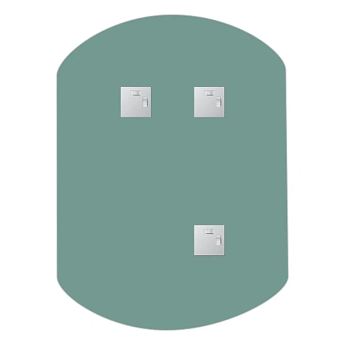 Зеркало Evoform Primary BY 0054 55х75 см со шлифованной кромкой Зеркало Evoform Primary BY 0054 55х75 см со шлифованной кромкой