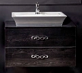 Тумба под раковину Armadi Art NeoArt 831-080-BW 80смx48 BLACK WOOD Тумба под раковину Armadi Art NeoArt 831-080-BW 80смx48 BLACK WOOD