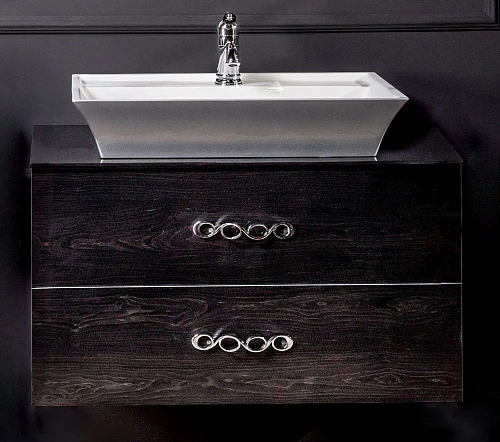 Тумба под раковину Armadi Art NeoArt 831-080-BW 80смx48 BLACK WOOD Тумба под раковину Armadi Art NeoArt 831-080-BW 80смx48 BLACK WOOD
