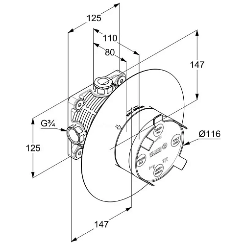 Смеситель для душа Kludi NOVA FONTE 20810N015 брашированное золото Смеситель для душа Kludi NOVA FONTE 20810N015 брашированное золото