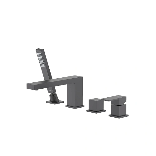 Смеситель на борт ванны Aquatek ЛИБРА AQ1648MB Черный матовый Смеситель на борт ванны Aquatek ЛИБРА AQ1648MB Черный матовый