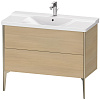Картинка анонса товара «тумба под раковину duravit xviu xv44920b171 напольная 100 см средиземноморский дуб»