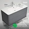 Тумба с раковиной IDDIS Oxford Neo (OXN10D0i95K) подвесная, 100 см, темно-серый Тумба с раковиной IDDIS Oxford Neo (OXN10D0i95K) подвесная, 100 см, темно-серый