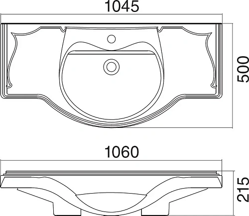 Тумба с раковиной STWORKI Хельсингборг 105 белая 482003 Тумба с раковиной STWORKI Хельсингборг 105 белая 482003