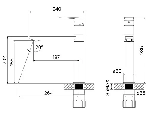 Смеситель для кухни Iddis Edifice ED3PBSGi05 Смеситель для кухни Iddis Edifice ED3PBSGi05