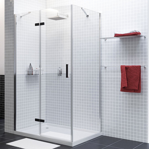 Душевой уголок WasserKRAFT Aller 10H06LBLACK черный/хром Душевой уголок WasserKRAFT Aller 10H06LBLACK черный/хром