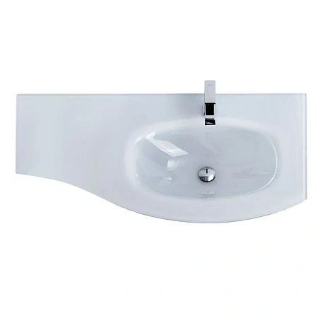 Раковина CEZARES 82408 правосторонняя Extra Bianco 1040x530 стекло Раковина CEZARES 82408 правосторонняя Extra Bianco 1040x530 стекло