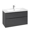 Тумба под раковину Villeroy & Boch Subway 3.0 Graphite / Graphite C57001VR Тумба под раковину Villeroy & Boch Subway 3.0 Graphite / Graphite C57001VR