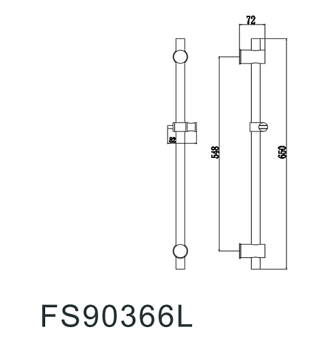 Душевая штанга Fmark (FS90366L) Душевая штанга Fmark (FS90366L)