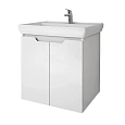 Тумба под раковину DREJA Q PLUS (D), 70 см, подвесная/напольная, 2 дверцы, с опорами, белый глянец 9 99.1005 Тумба под раковину DREJA Q PLUS (D), 70 см, подвесная/напольная, 2 дверцы, с опорами, белый глянец 9 99.1005