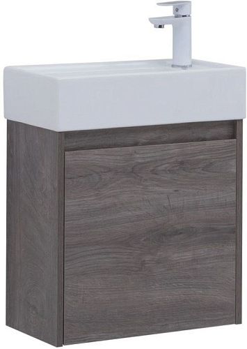 Тумба под раковину Aquanet Nova Lite 50 дуб рошелье (1 дверца) 00298854 Тумба под раковину Aquanet Nova Lite 50 дуб рошелье (1 дверца) 00298854