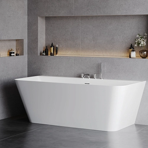 Смеситель на борт ванны AQUAme Siena AQM6219CR хром Смеситель на борт ванны AQUAme Siena AQM6219CR хром