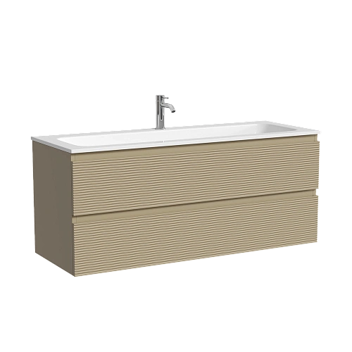 Тумба под раковину SANCOS Folk FL120CP 1190х445х500 капучино, подвесная Тумба под раковину SANCOS Folk FL120CP 1190х445х500 капучино, подвесная