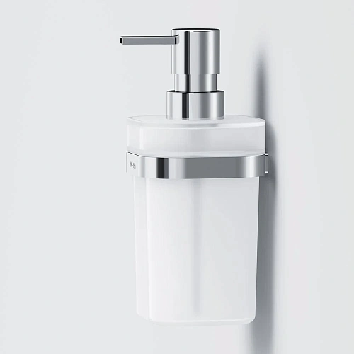 Дозатор жидкого мыла AM.PM Func A8F36900 стеклянный, диспенсер Дозатор жидкого мыла AM.PM Func A8F36900 стеклянный, диспенсер