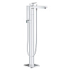 Картинка анонса товара «смеситель для ванны grohe eurocube, напольный, с ручным душем, хром (23672001)»