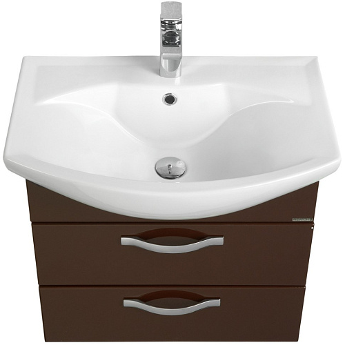 Тумба с раковиной Aquaton Ария 65 М темно-коричневый 1A1233K0AA430 Тумба с раковиной Aquaton Ария 65 М темно-коричневый 1A1233K0AA430