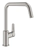 Смеситель для кухни GROHE Eurosmart 2021, U-образный высокий излив, суперсталь (30567DC0)