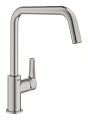 Смеситель для кухни GROHE Eurosmart 2021, U-образный высокий излив, суперсталь (30567DC0) Смеситель для кухни GROHE Eurosmart 2021, U-образный высокий излив, суперсталь (30567DC0)