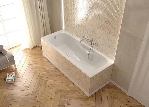 Ванна чугунная DIWO Ярославль 170x75 с ручками 566393 Ванна чугунная DIWO Ярославль 170x75 с ручками 566393