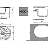 Кухонная мойка GranFest Rondo R-580 L чер черный Кухонная мойка GranFest Rondo R-580 L чер черный