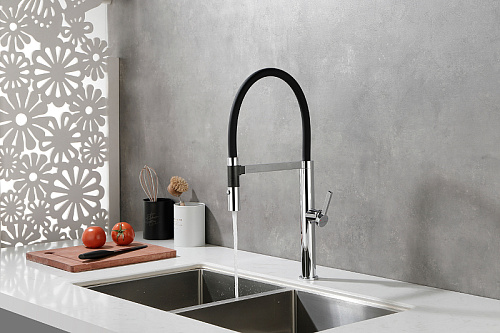 Смеситель для кухни Paulmark Leader хром Le214101-CR Смеситель для кухни Paulmark Leader хром Le214101-CR