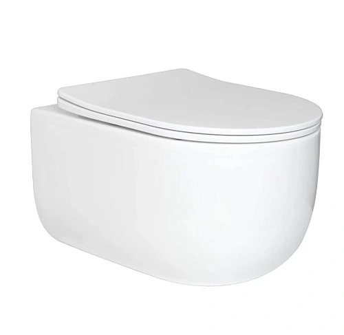 Унитаз подвесной Tornado Gid Tr2133TF 62262Y белый 49x36x34 с крышкой микролифт Унитаз подвесной Tornado Gid Tr2133TF 62262Y белый 49x36x34 с крышкой микролифт