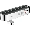 Смеситель для ванны Hansgrohe ShowerTablet Select 400, внешнего монтажа, с полочкой 24340000, хром т Смеситель для ванны Hansgrohe ShowerTablet Select 400, внешнего монтажа, с полочкой 24340000, хром т