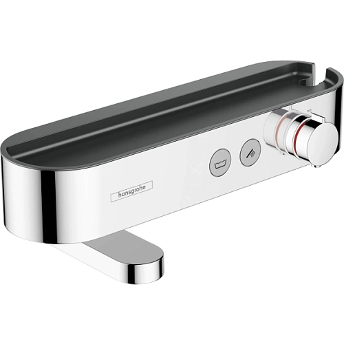 Смеситель для ванны Hansgrohe ShowerTablet Select 400, внешнего монтажа, с полочкой 24340000, хром т Смеситель для ванны Hansgrohe ShowerTablet Select 400, внешнего монтажа, с полочкой 24340000, хром т