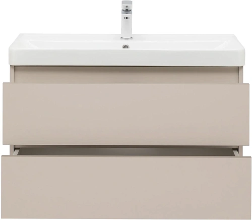 Тумба под раковину Aquanet Вега 2.0 90 бежевый 00337944 подвесная Тумба под раковину Aquanet Вега 2.0 90 бежевый 00337944 подвесная