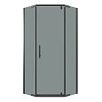Душевой уголок Niagara Eco NG-1009-14DT (90x90x190) трапеция, распаш, профиль черный, стекло тонированное (4мм) Душевой уголок Niagara Eco NG-1009-14DT (90x90x190) трапеция, распаш, профиль черный, стекло тонированное (4мм)