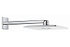 Картинка анонса товара «верхний душ grohe rainshower 310 smartactive cube с душевым кронштейном 430 мм, 2 режима струи, бела 26479ls0»