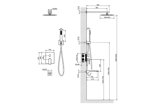 Душевая система Aquatek ЛИРА AQ1473CR Хром Душевая система Aquatek ЛИРА AQ1473CR Хром