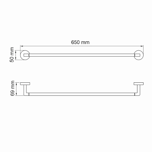 Полотенцедержатель WasserKRAFT Asphe K-77730 розовое золото Полотенцедержатель WasserKRAFT Asphe K-77730 розовое золото