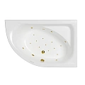 Акриловая ванна WHITECROSS Aquarella 170x110 правая "RELAX" золото 0109.170110.100.RELAX.GL Акриловая ванна WHITECROSS Aquarella 170x110 правая "RELAX" золото 0109.170110.100.RELAX.GL