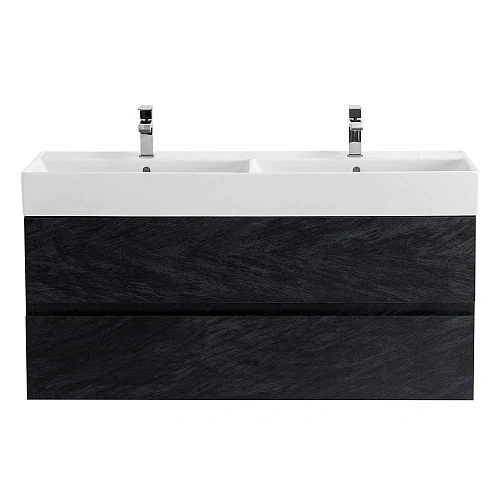 Тумба под раковину CEZARES MOLVENO 46-120-2C-SO-2-NR Nero 1200x460 подвесная Тумба под раковину CEZARES MOLVENO 46-120-2C-SO-2-NR Nero 1200x460 подвесная