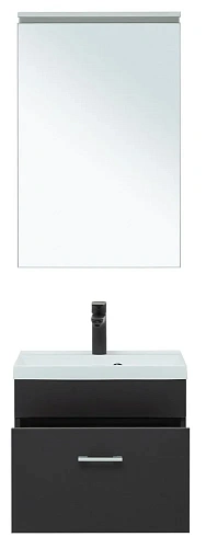 Комплект мебели Aquanet Верона 50 черный матовый 00287634 Комплект мебели Aquanet Верона 50 черный матовый 00287634