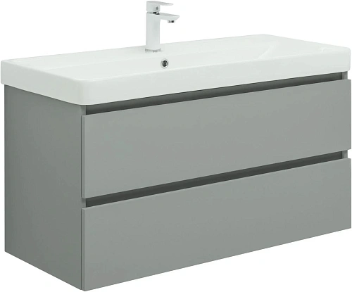 Тумба под раковину Aquanet Вега 2.0 100 мисти грин 00337957 подвесная Тумба под раковину Aquanet Вега 2.0 100 мисти грин 00337957 подвесная