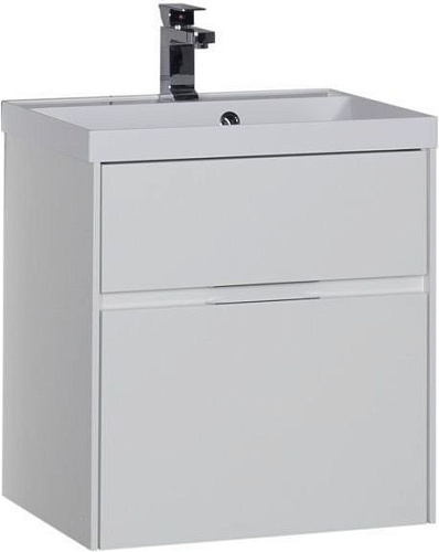 Тумба под раковину Aquanet Латина 60 белый (2 ящика) 00179934 Тумба под раковину Aquanet Латина 60 белый (2 ящика) 00179934