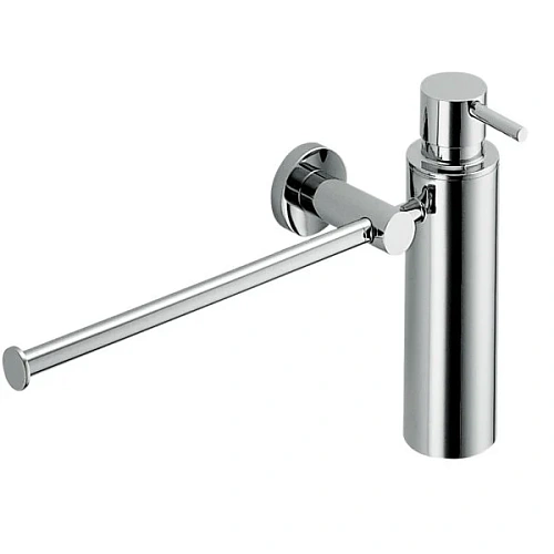 Полотенцедержатель Colombo Plus W4975.CR с дозатором жидкого мыла, хром Полотенцедержатель Colombo Plus W4975.CR с дозатором жидкого мыла, хром