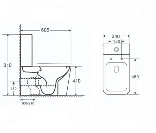 Унитаз напольный NOFER ARLES 23033 с бачком,сиденье микролифт, белый Унитаз напольный NOFER ARLES 23033 с бачком,сиденье микролифт, белый