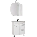 Комплект мебели Aquanet Моника 75 белый 00187566 Комплект мебели Aquanet Моника 75 белый 00187566