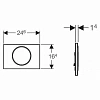 Клавиша смыва Geberit Sigma 10 115.907.KJ.1