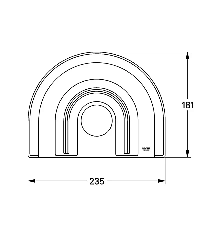 Розетка GROHE 47459IP0 Розетка GROHE 47459IP0