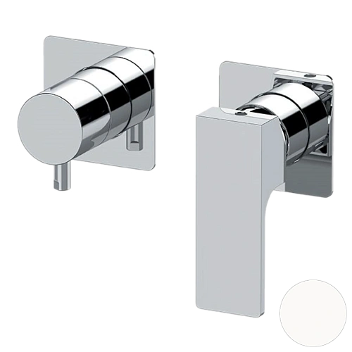 Смеситель для душа Remer Absolute AU92ZPWBBO, белый матовый Смеситель для душа Remer Absolute AU92ZPWBBO, белый матовый