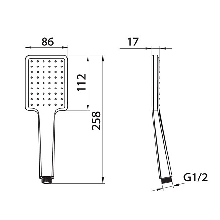 Душевая лейка Iddis Slide (SLI1F0Bi18)