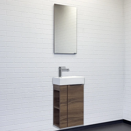 Тумба с раковиной Comforty Матэ-40 00-00015325 дуб темно-коричневый раковина Comforty 9140 Тумба с раковиной Comforty Матэ-40 00-00015325 дуб темно-коричневый раковина Comforty 9140