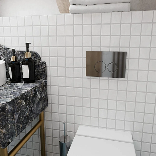 Клавиша смыва Milacio Standart MCU.202 две кнопки, механическая, хром/кольца хром R-style Клавиша смыва Milacio Standart MCU.202 две кнопки, механическая, хром/кольца хром R-style