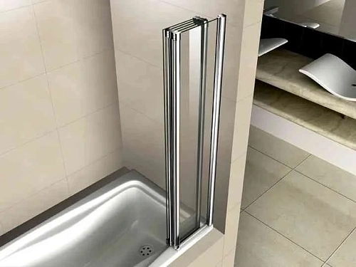 Шторка на ванну CEZARES PRATICO-V-5-120/140-C-Cr 120 см стекло прозрачное, профиль хром Шторка на ванну CEZARES PRATICO-V-5-120/140-C-Cr 120 см стекло прозрачное, профиль хром